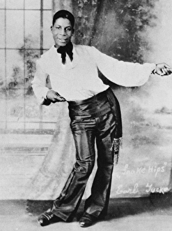 EARL SNAKE HIPS TUCKER (1905-1937). American dancer. Photographed, c1925 EARL SNAKE HIPS TUCKER (1905-1937). American dancer. Photographed, c1925