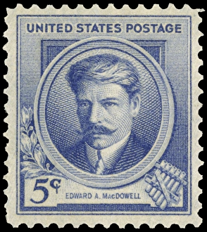 19th Century Musician Prints: EDWARD ALEXANDER MacDOWELL (1861-1908)