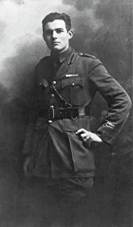 ERNEST HEMINGWAY 1899-1961). American writer. As a soldier in World War I, Milan ERNEST HEMINGWAY 1899-1961). American writer. As a soldier in World War I, Milan