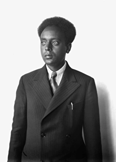 ETHIOPIAN MAN, 1920s. An unidentified Ethiopian man. Photographed in the 1920s ETHIOPIAN MAN, 1920s. An unidentified Ethiopian man. Photographed in the 1920s