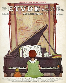 THE ETUDE MUSIC MAGAZINE. Front cover, March 1926 THE ETUDE MUSIC MAGAZINE. Front cover, March 1926