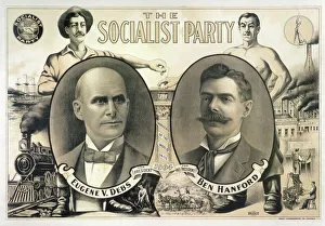 Eugene V. Debs and Ben Hanford as the Socialist Party candidates for President Eugene V. Debs and Ben Hanford as the Socialist Party candidates for President