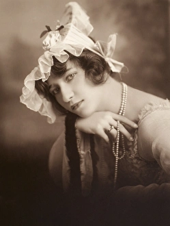 FASHION: HAT, c1900. Photograph, American, c1900 FASHION: HAT, c1900. Photograph, American, c1900