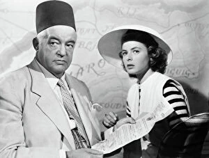 Casablanca Collection: FILM: CASABLANCA, 1942. Sidney Greenstreet and Ingrid Bergman in Casablanca directed by Michael