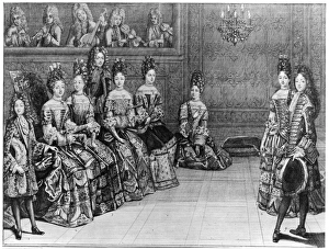 FRANCE: COURT LIFE, 1690s. Fourth Room of the Apartments FRANCE: COURT LIFE, 1690s. Fourth Room of the Apartments