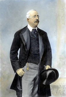 FRIEDRICH ALFRED KRUPP (1854-1902). German industrialist. Oil over a photograph, 1900 FRIEDRICH ALFRED KRUPP (1854-1902). German industrialist. Oil over a photograph, 1900