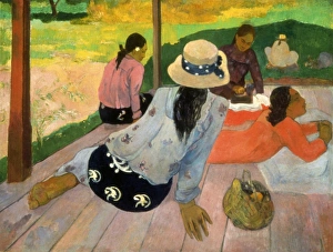 GAUGUIN: SIESTA, 1891. Paul Gauguin: The Siesta. Oil on canvas, c1891 GAUGUIN: SIESTA, 1891. Paul Gauguin: The Siesta. Oil on canvas, c1891