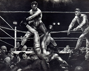 George Bellows: Dempsey and Firpo. Lithograph, 1924 George Bellows: Dempsey and Firpo. Lithograph, 1924