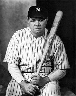 GEORGE H. RUTH (1895-1948). Known as Babe Ruth. American professional baseball player GEORGE H. RUTH (1895-1948). Known as Babe Ruth. American professional baseball player
