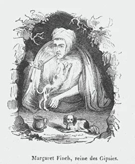 GYPSY QUEEN, 18th CENTURY. Margaret Finch, queen of the Norwood gypsies, who was particularly known for her knowledge GYPSY QUEEN, 18th CENTURY. Margaret Finch, queen of the Norwood gypsies, who was particularly known for her knowledge