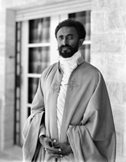 HAILE SELASSIE (1892-1975). Emperor of Ethiopia, 1930-1974. Photographed c1923 HAILE SELASSIE (1892-1975). Emperor of Ethiopia, 1930-1974. Photographed c1923