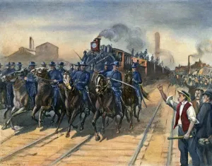Pullman Strike Prints: PULLMAN STRIKE, 1894. The end of the Pullman Company strike