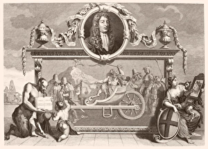 English Satire Art Prints: HOGARTH: HUDIBRAS, 1726. Frontispiece