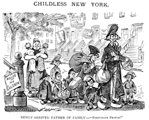 IMMIGRANT FAMILY, 1883. Childless New York IMMIGRANT FAMILY, 1883. Childless New York