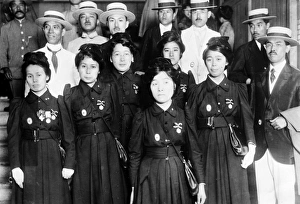 JAPAN: RED CROSS. Japanese Red Cross unit from China JAPAN: RED CROSS. Japanese Red Cross unit from China