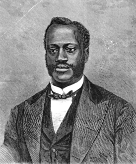 Late 19th Century Politician Prints: JONATHAN WRIGHT (1840-1885). Jonathan Jasper Wright
