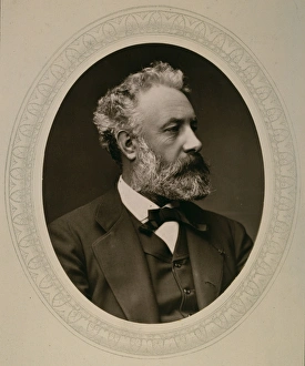 JULES VERNE (1828-1905). Photographed c1877 JULES VERNE (1828-1905). Photographed c1877