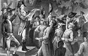Liutenant Colonel Tench Tilghman of General Washingtons staff announcing the surrender of Liutenant Colonel Tench Tilghman of General Washingtons staff announcing the surrender of