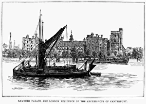 LONDON: LAMBETH PALACE. Lambeth Palace, London residence of the Archbishop of Canterbury LONDON: LAMBETH PALACE. Lambeth Palace, London residence of the Archbishop of Canterbury