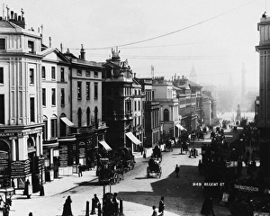 LONDON: REGENT STREET. View of Lower Regent Street, London, England. Photographed c1900 LONDON: REGENT STREET. View of Lower Regent Street, London, England. Photographed c1900