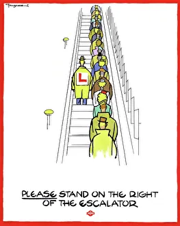 LONDON: UNDERGROUND, 1944 Print