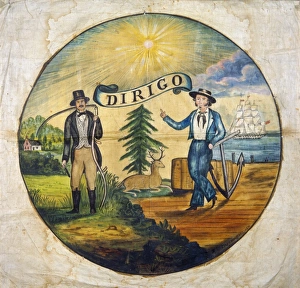 MAINE: STATE MOTTO. Dirigo (I lead), the state motto of Maine MAINE: STATE MOTTO. Dirigo (I lead), the state motto of Maine