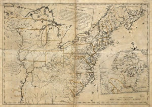 MAP: USA, 1783. The United States according to the definitive treaty of peace MAP: USA, 1783. The United States according to the definitive treaty of peace