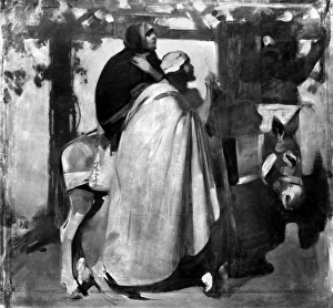 MARY & JOSEPH. Christmas Eve: and there was no room for them at the inn. Oil on canvas MARY & JOSEPH. Christmas Eve: and there was no room for them at the inn. Oil on canvas