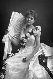 MAUDE MILLETT (1867-1920). British actress. Photograph by W. & D. Downey, c1890 MAUDE MILLETT (1867-1920). British actress. Photograph by W. & D. Downey, c1890