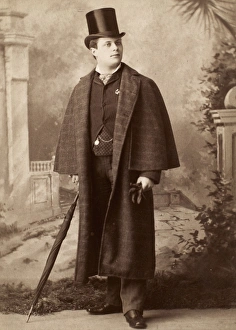 MEN'S FASHION, c1885. Original cabinet photograph, c1885 MEN'S FASHION, c1885. Original cabinet photograph, c1885