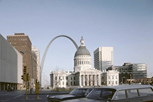 MISSOURI: ST. LOUIS, c1965. A view of downtown St MISSOURI: ST. LOUIS, c1965. A view of downtown St