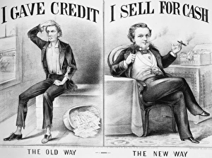MONEY LENDING, 1870. I Gave Credit/I Sell for Cash MONEY LENDING, 1870. I Gave Credit/I Sell for Cash