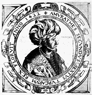 MURAD II (c1404-1451). Also known as Amurath II. Ottoman sultan MURAD II (c1404-1451). Also known as Amurath II. Ottoman sultan
