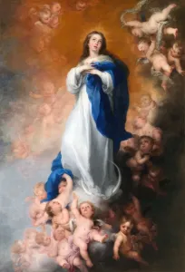 Prints of IMMACULATE CONCEPTION. Immaculate Conception of Soult. Oil on canvas, Bartolome Esteban Murillo, c1678 Bartolome Esteban Murillo Prints: Print of the Immaculate Conception by Bartolome Esteban Murillo
