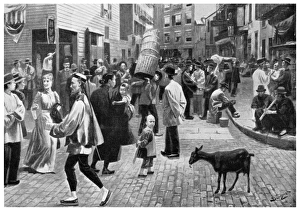 NEW YORK: CHINATOWN, 1896. View of Mott Street, the main artery of New York Citys Chinatown NEW YORK: CHINATOWN, 1896. View of Mott Street, the main artery of New York Citys Chinatown