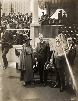 NEW YORK PARADE, c1920. John Francis Hylan, center, mayor of New York, 1918-1925 NEW YORK PARADE, c1920. John Francis Hylan, center, mayor of New York, 1918-1925