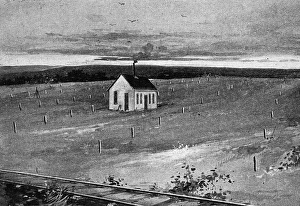 OKLAHOMA: LAND RUSH, 1893. Site of the future city of Perry, Oklahoma, showing the U OKLAHOMA: LAND RUSH, 1893. Site of the future city of Perry, Oklahoma, showing the U