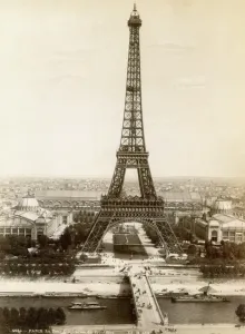 Eiffel Tower Print, 1900