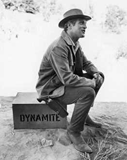 PAUL NEWMAN (1925-2008). American actor. As Butch Cassidy in the film Butch Cassidy and the Sundance Kid, 1969 PAUL NEWMAN (1925-2008). American actor. As Butch Cassidy in the film Butch Cassidy and the Sundance Kid, 1969