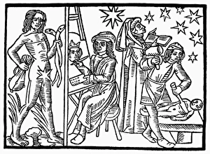 PLANET MERCURY, 1496. Personification of Mercury, the planet of science and the arts PLANET MERCURY, 1496. Personification of Mercury, the planet of science and the arts