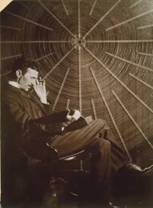Nikola Tesla Prints: Nikola Tesla Print, c1895