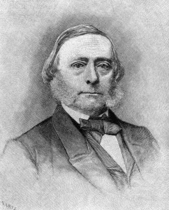 Portrait Prints: Andrew Horatio Reeder Print, 19th century engraving