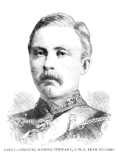 Portrait Prints: Print of John Donald Hamill Stewart, British soldier in English engraving