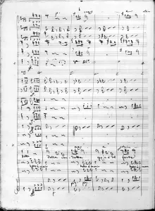 Print of VERDI: ERNANI, 1844 Autograph Manuscript