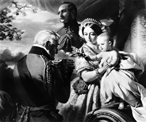 QUEEN VICTORIA & SON. First of May, 1851. Arthur, the Duke of Connaught (1850-1942) QUEEN VICTORIA & SON. First of May, 1851. Arthur, the Duke of Connaught (1850-1942)