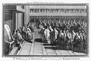 RELIGION: JUBILEE. The Pope opening the Holy Gate, a grand Ceremony of the Romish-Church RELIGION: JUBILEE. The Pope opening the Holy Gate, a grand Ceremony of the Romish-Church