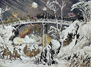 RUSSO-JAPANESE WAR, 1905. Battle near the city of Mukden, Manchuria, fought RUSSO-JAPANESE WAR, 1905. Battle near the city of Mukden, Manchuria, fought