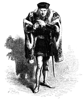 Will I Am Inspired Art Prints: SHAKESPEARE: RICHARD III. Act I, Scene I: wood engraving after Sir John Gilbert