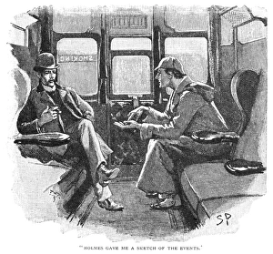 Sherlock Holmes and Doctor John Watson. Illustration by Sidney Paget from the ' Sherlock Holmes and Doctor John Watson. Illustration by Sidney Paget from the '