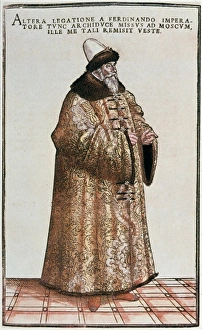 SIGISMUND VON HERBERSTEIN (1479-1533). Austrian diplomat, writer, and historian SIGISMUND VON HERBERSTEIN (1479-1533). Austrian diplomat, writer, and historian